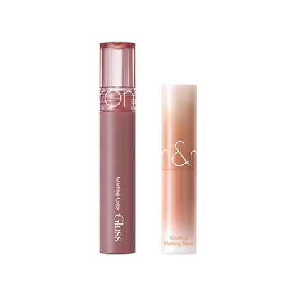 Glasting Color Gloss #05 Dim Mauve + Glasting Melting Balm #13 Scotch Nude