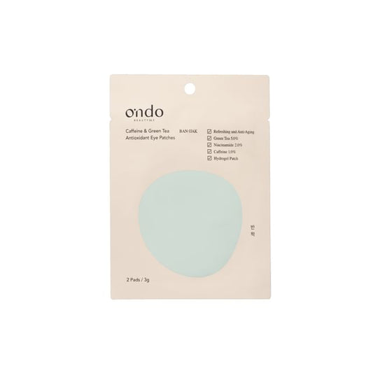 Ondo, Caffeine & Green Tea Antioxidant Eye Patches 2 Pads