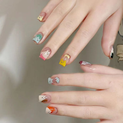 S78 - Pink & Green & Yellow - M