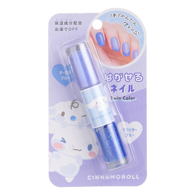 CRUX, Sanrio Cinnamoroll Twin Color Peel Off Nail Polish