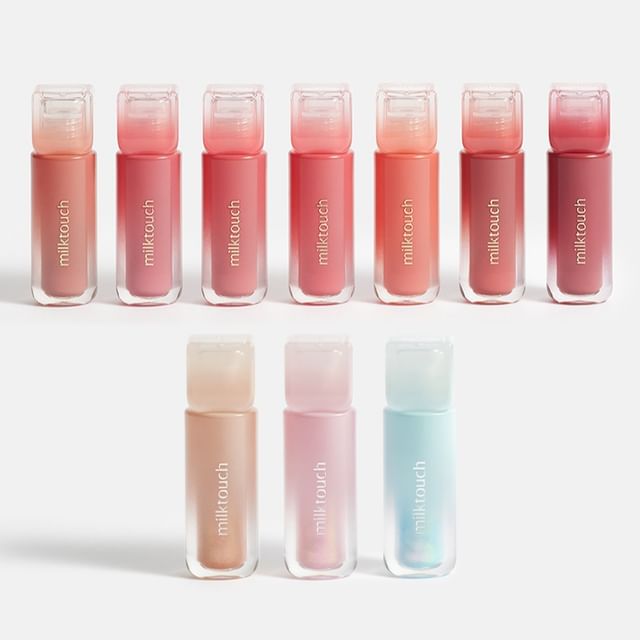 Milk Touch, Dew Stain Sheer Lip Gloss - 10 Colors