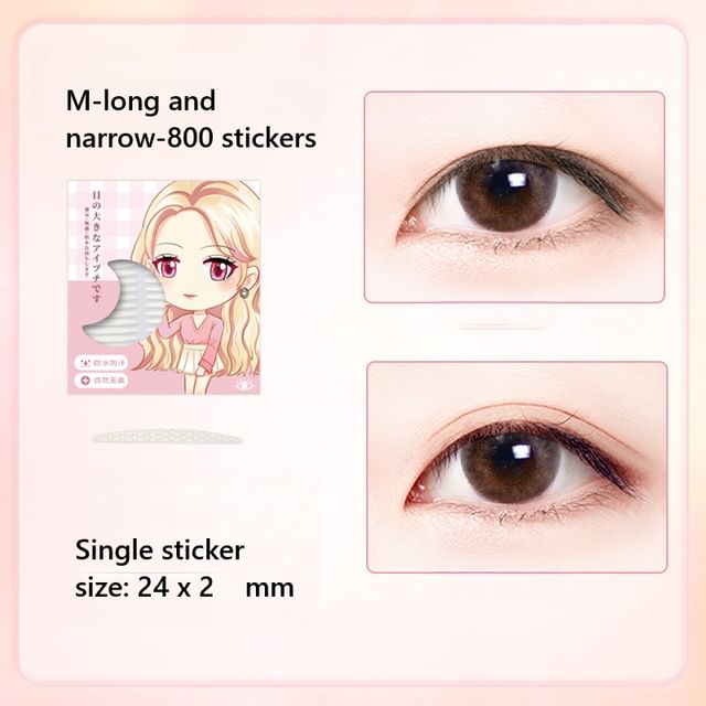 Long - 20 Sheets - Pink - One Size