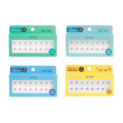 ccam bbak, Original Eyelash 3 Points - 9 Types