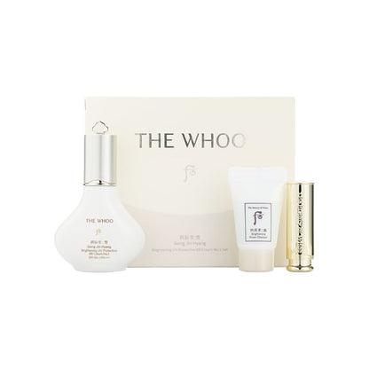 THE WHOO, Gongjinhyang Brightening UV Protective BB Cream Set - 2 Types