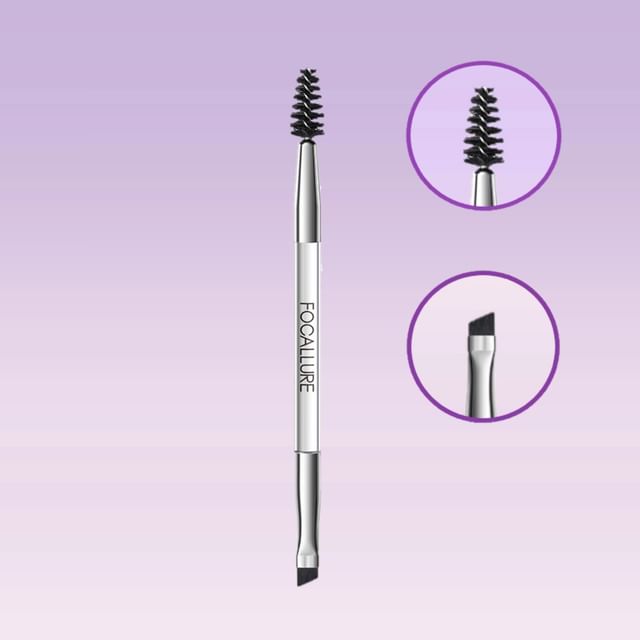 #Duo Eyebrow Brush - 1pcs