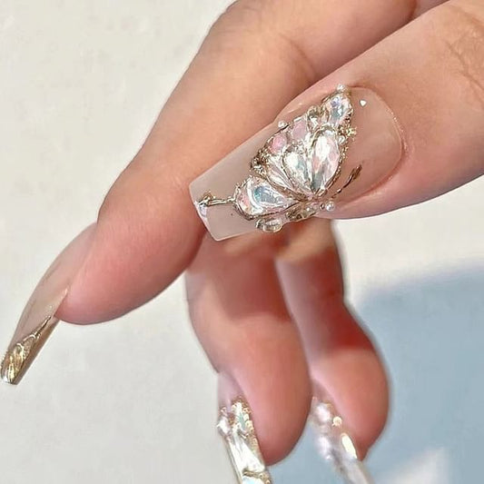 Coolkiss, Butterfly Opal Tapered Press On Nail