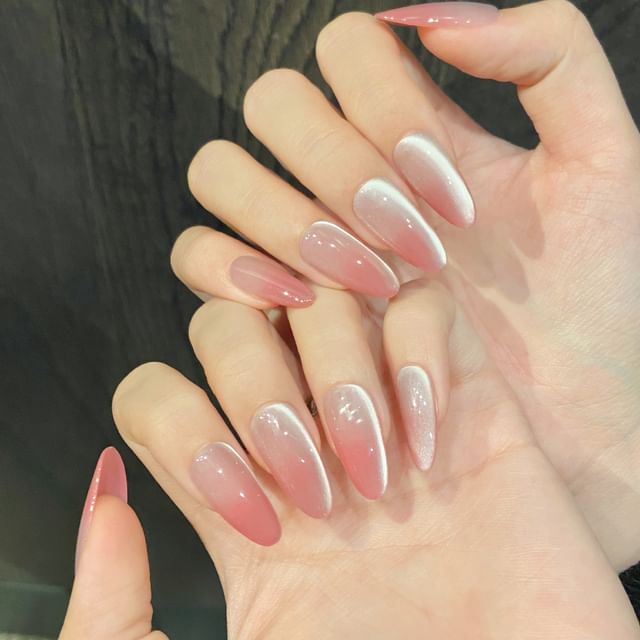 eovda, Gradient Cat Eye Almond Press On Nail
