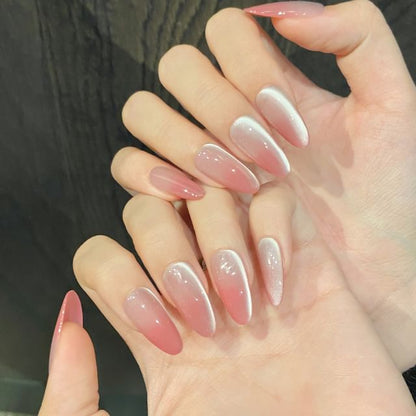 eovda, Gradient Cat Eye Almond Press On Nail