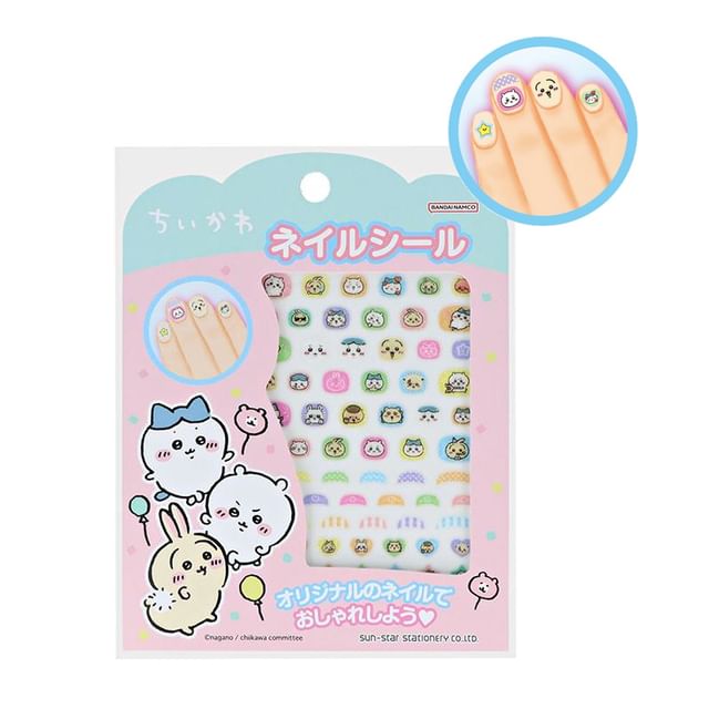 Sun-Star Stationery, Chiikawa Nail Art Stickers