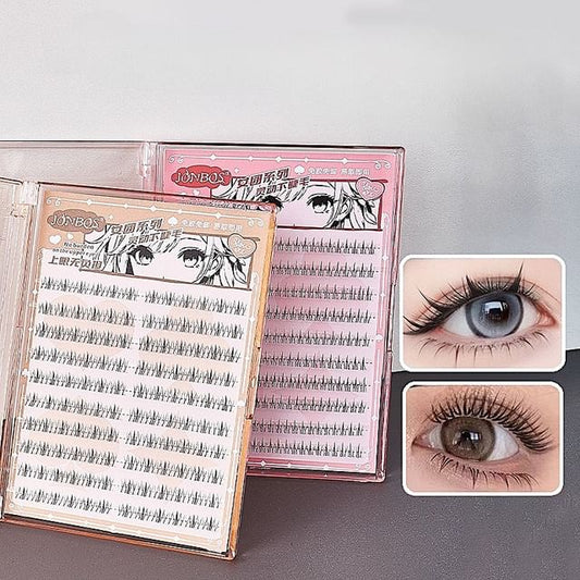 Nreain, Glue-free Natural Bottom Multipack False Eyelashes Cluster (Various Designs)