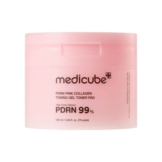 medicube, PDRN Pink Collagen Toning Gel Toner Pad