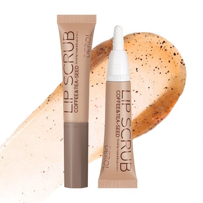 DEROL, 2 in 1 Mask and Brush Lip Scrub