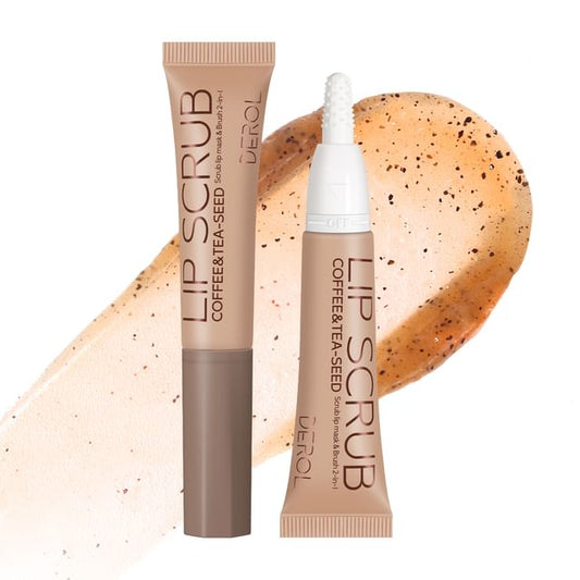 DEROL, 2 in 1 Mask and Brush Lip Scrub
