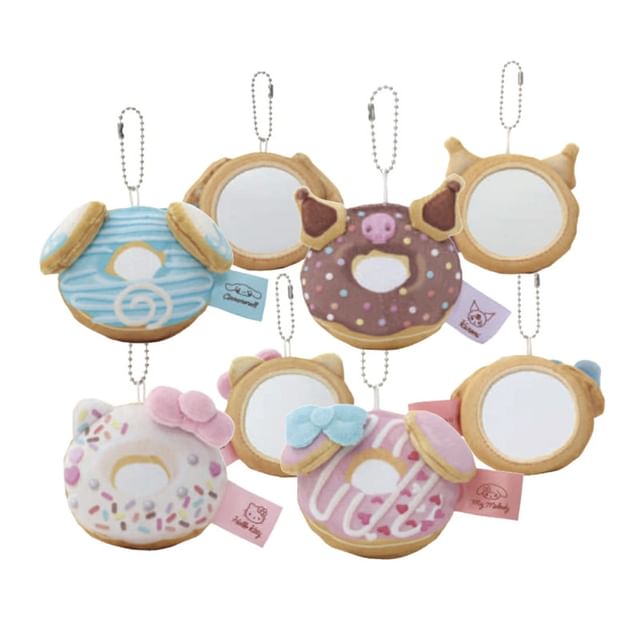 Sanrio, Sanrio Donut Plush Mirror Bag Charm