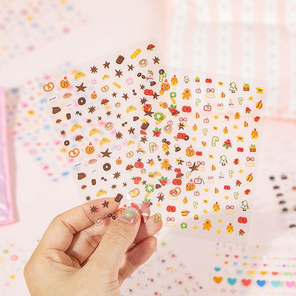 02 - Set of 4000 Pcs - Black & White & Pink - One Size