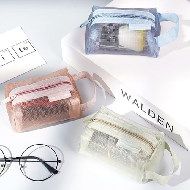 Buttermilk, Plain Mesh Pouch