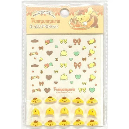 Santan, Sanrio Pompompurin Nail Art Sticker