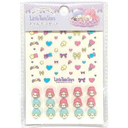 Santan, Sanrio Little Twin Stars Nail Art Sticker