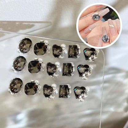 Aucucci, Assorted Rhinestone Nail Art Decoration (Various Designs)