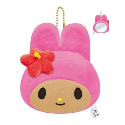 CRUX, Sanrio My Melody Sunburn Series Plush Mirror Bag Charm