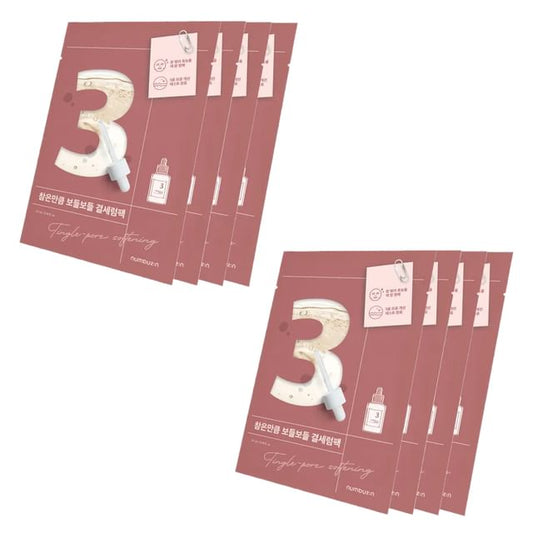 numbuzin, No. 3 Tingle-Pore Softening Sheet Mask 8 Sheets Bundle Set