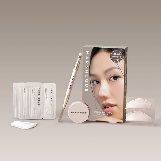 MARSHIQUE, Enriched Lash & Brow Self Perm Kit
