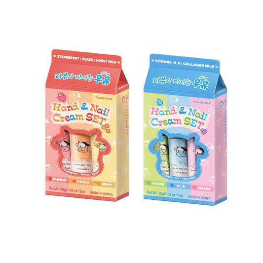 Kwailnara, Hand & Nail Cream Set - 2 Types