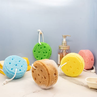 NEJA, Round Bath Body Scrub Sponge