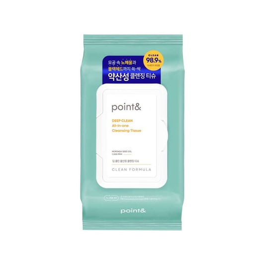 dot solution, point& Deep Clean All Kill Makeup Cleansing Tissue