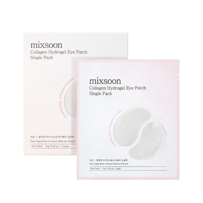 mixsoon, Collagen Hydrogel Eye Patch Single Pack Set