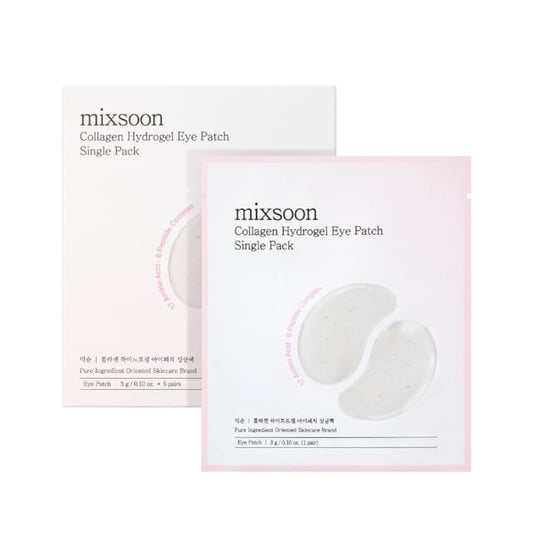 mixsoon, Collagen Hydrogel Eye Patch Single Pack Set