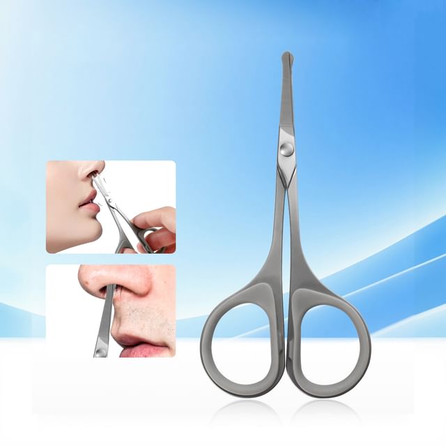 Coolkiss, Stainless Steel Nose Hair Trimmer Scissors