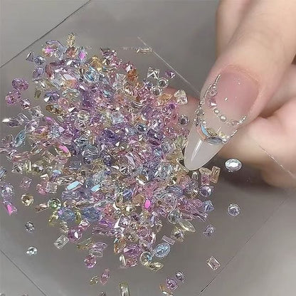 Aucucci, Set Of 100: Rhinestone Nail Art Decoration