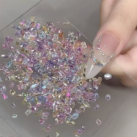 Aucucci, Set Of 100: Rhinestone Nail Art Decoration