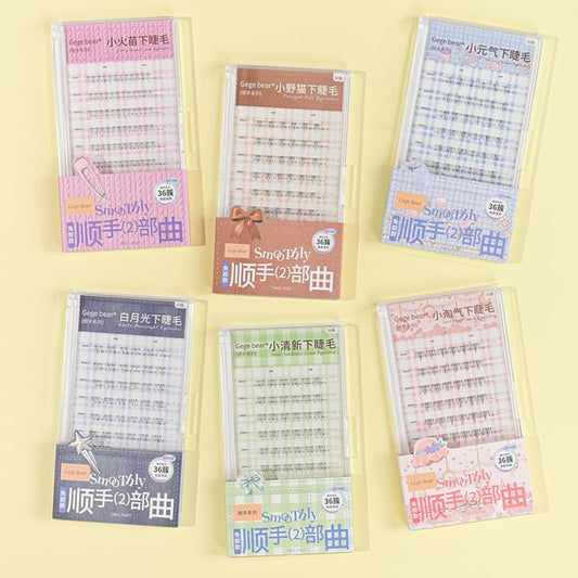Gege Bear, Lower Eyelashes- 6 Types