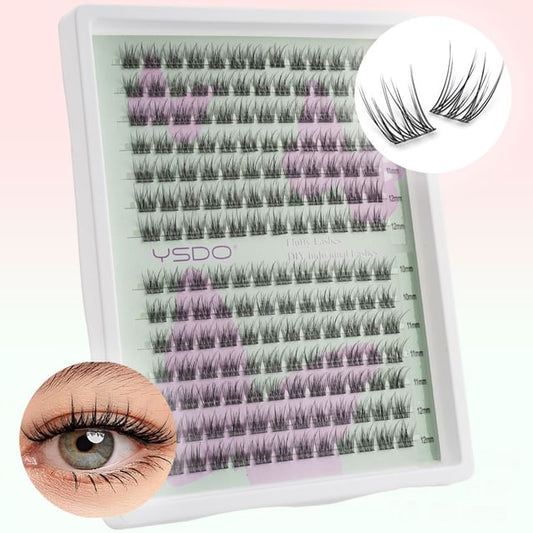 Lashie, C-curl Multipack False Eyelashes Cluster