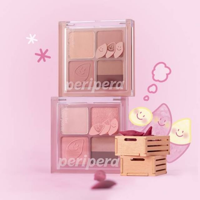 peripera, Ink Pocket Shadow Palette Pink Guma Series - 2 Types
