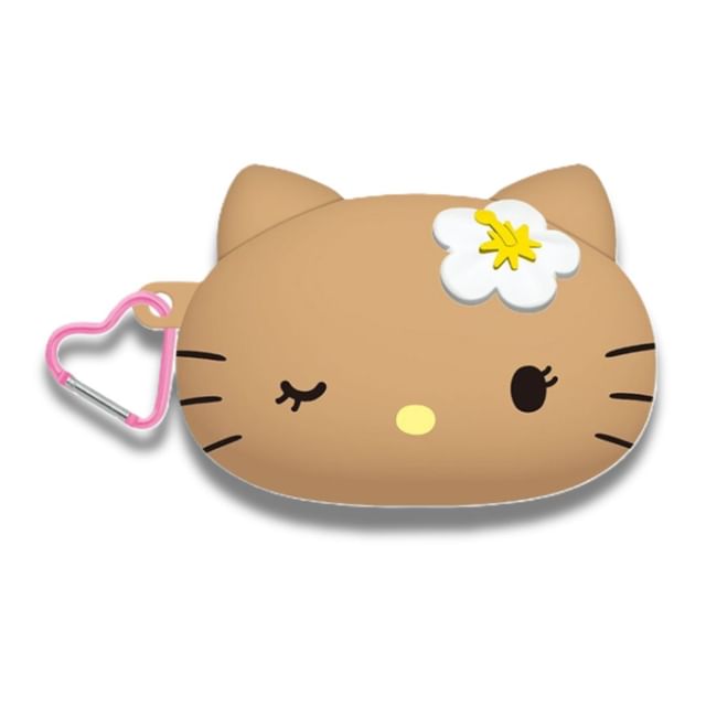 CRUX, Sanrio Tanned Hello Kitty Silicone Makeup Pouch with Carabiner