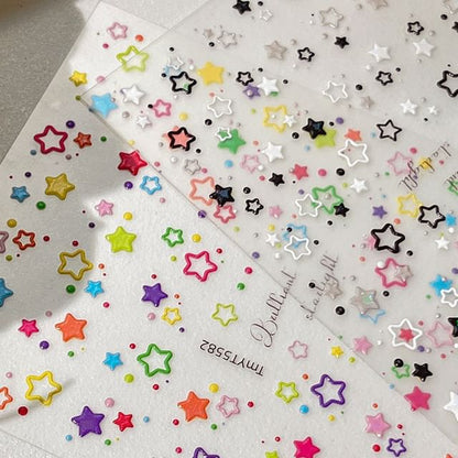 Miumi, Star Nail Art Stickers (Various Designs)