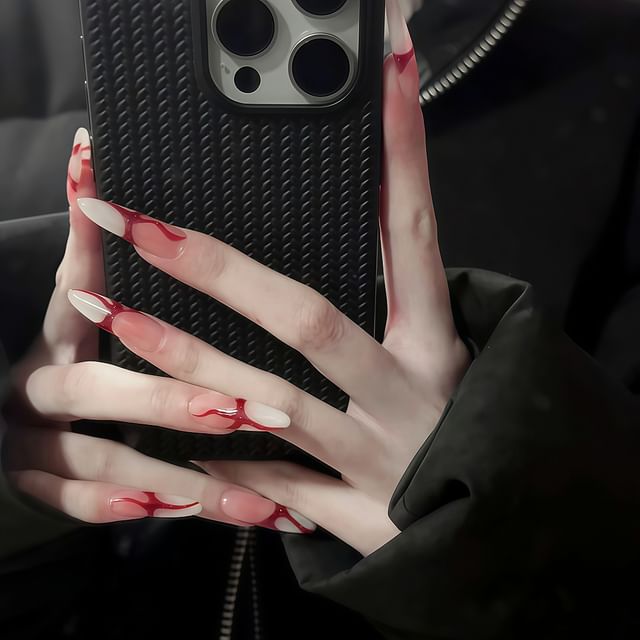 Cutip Nails, Print Almond Press On Nail