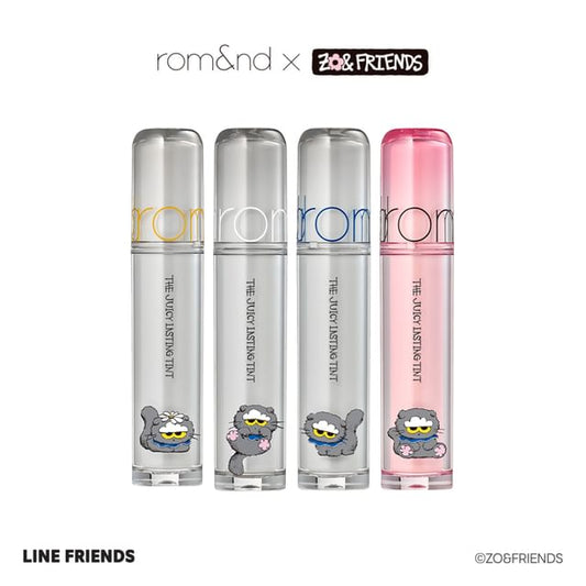 romand, romand X ZO&FRIENDS The Juicy Lasting Tint - 4 Colors