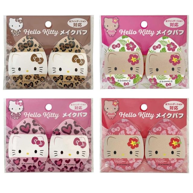 Pink Leopard (Puff size: W50×H65mm / Set of 2 pcs)