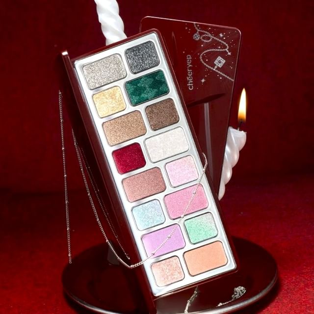 cheeryep, 16-Color Natural Star Eye Shadow Palette - Wishes Starlight
