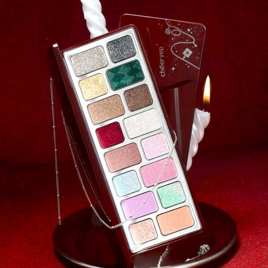 cheeryep, 16-Color Natural Star Eye Shadow Palette - Wishes Starlight