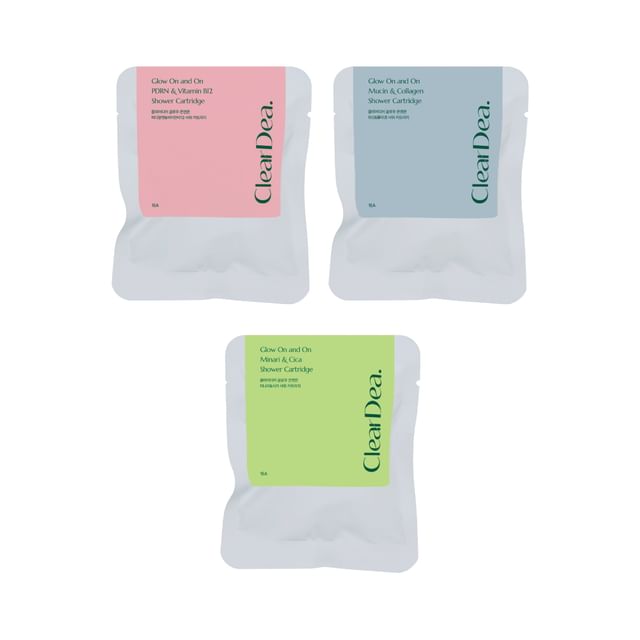 ClearDea, Glow On And On Shower Cartridge - 3 Types