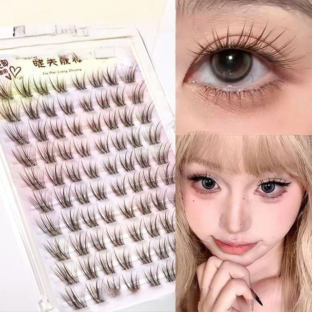 Mogugu, Natural Glue-free Multipack False Eyelashes Cluster