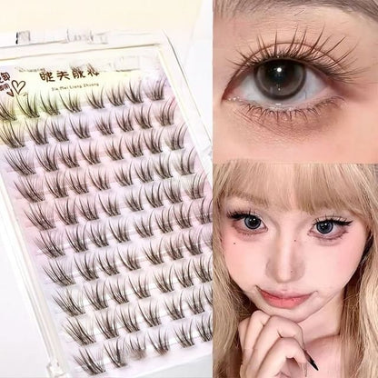 Mogugu, Natural Glue-free Multipack False Eyelashes Cluster