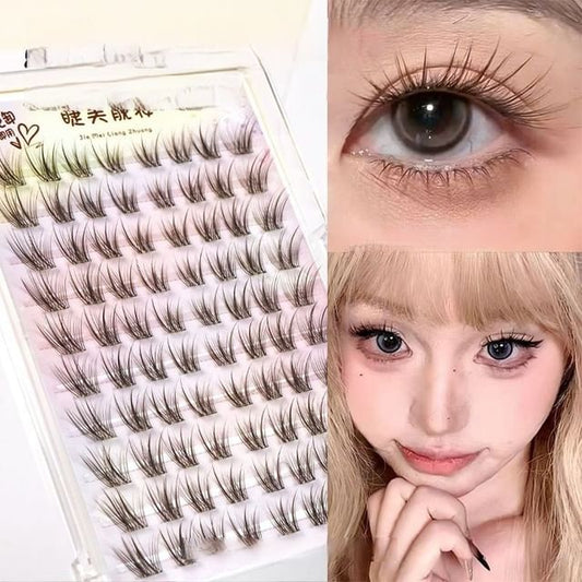 Mogugu, Natural Glue-free Multipack False Eyelashes Cluster