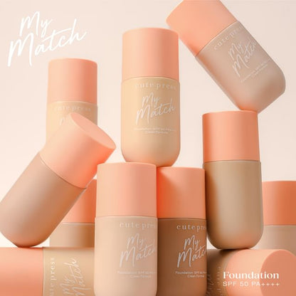 Cute Press, My Match Foundation SPF 50 PA++++