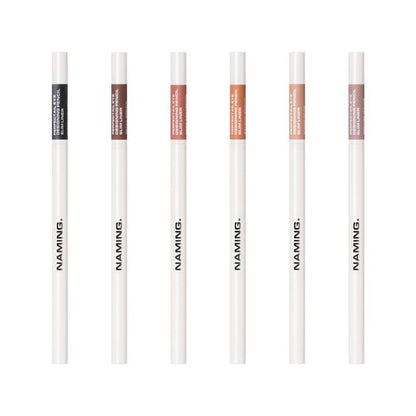 NAMING, Perfectail Eye Designing Pencil Slim Liner - 6 Colors